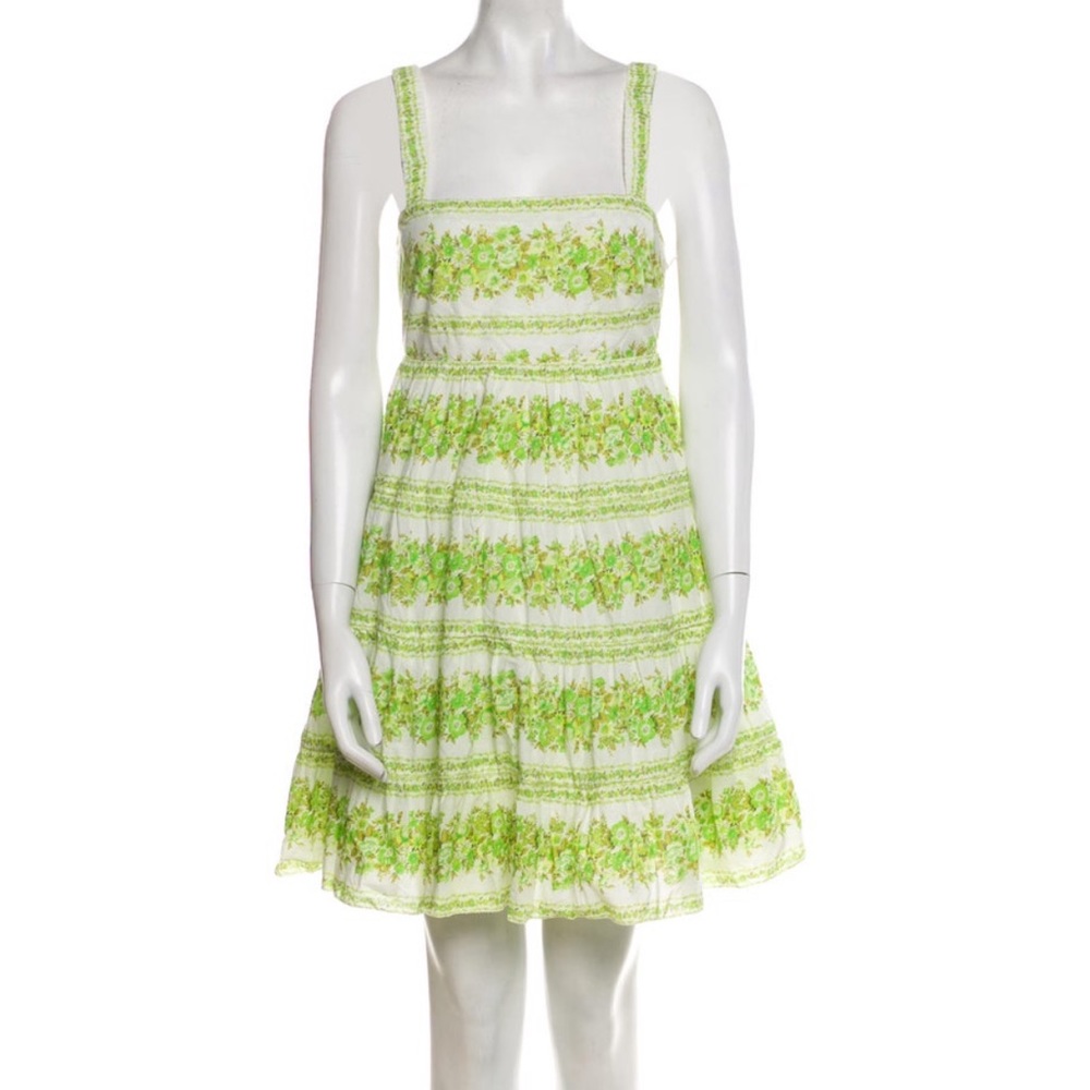 Alemais Floral Print Mini Dress